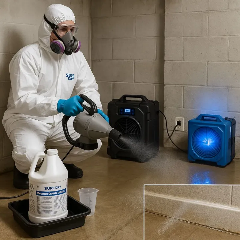 Sanitization and Odor Removal process in East Islip, NY